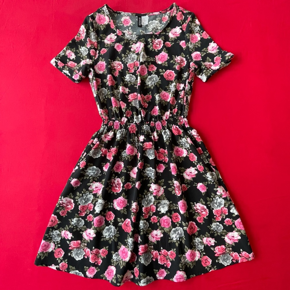 H&M Floral Dress Size US 2 - Picture 1 of 10